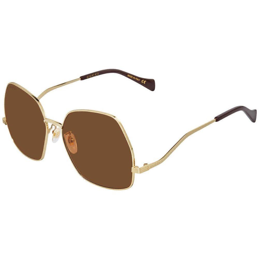 NEW Gucci Brown Square Women's Sunglasses